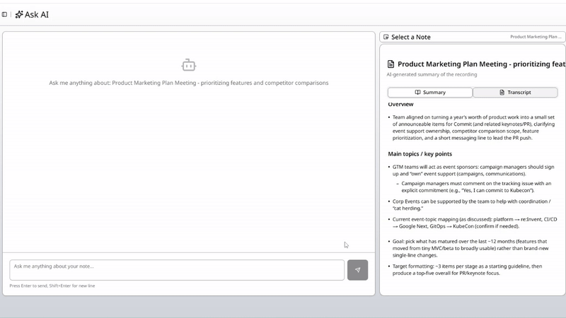 Your Notes, Smarter demo